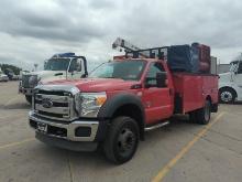 2011 FORD F550 UTILITY TRUCK