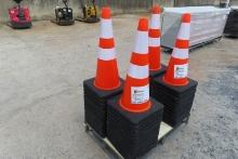 Skid of 25 2024 GREATBEAR SAFETY CONES