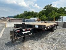 2012 TOWMASTER T40 BEAVER TAIL EQUIPMENT TRAILER