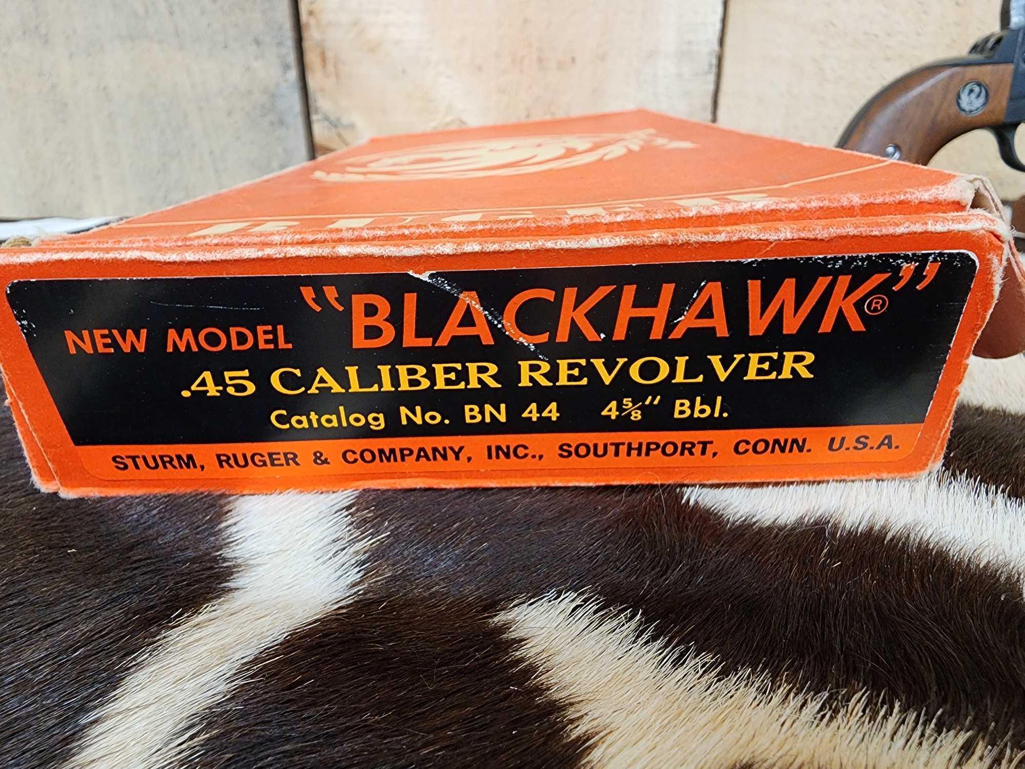 Ruger New Model Blackhawk. 45 Revolver