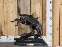 Frederick Remington Bronze Sculpture The Wicked Pony