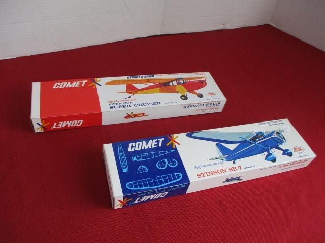 Pair of Comet Hobby Craft Balsa Airplanes