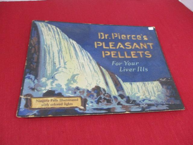 Dr. Pierce's Pleasant Liver Pellets Easel Advertising Display