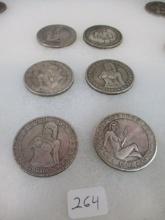 Novelty Sex Position One Dollar Coins-Lot of 6