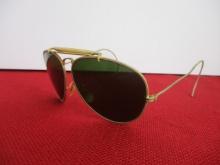 WWII Bosch & Lomb Aviator Glasses