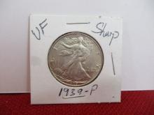 1939-P Walking Liberty Half Dollar