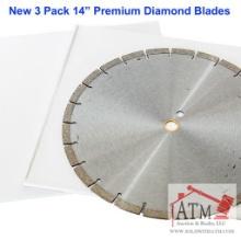 NEW 3pc. 14" Diamond Blades
