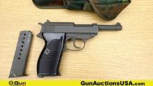 Walther P38 9MM PARA COLLECTOR'S Pistol. Excellent. 4 7/8" Barrel. Shiny Bore, Tight Action Semi Aut