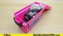 Winchester 22 LR Ammo. Approx. 1229 Total Rounds- 22 LR 40 Grain. Includes, Small Pink Polymer Ammo