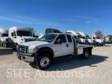 2007 Ford F450 SD Extended Cab Flatbed Truck