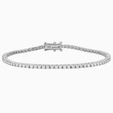 14k White Gold 2.31ct Diamond Tennis Bracelet