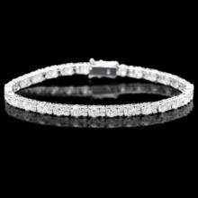 18K Gold 8.69ct Diamond Bracelet