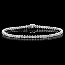 18K Gold 4.56ct Diamond Bracelet