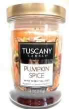 Tuscany Candle Limited Edition Jar Candle (Pumpkin Spice, 18 Ounce)