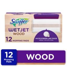 Swiffer WetJet Wood Spray Mop Refill Mopping Pads, 10 Ct - 12 Ct