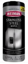 WEIMAN Stainless Steel Wipes, 30 - 7 X 8 Wipes