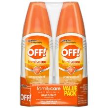OFF! FamilyCare Mosquito Repellent IV, Unscented, 6 Oz