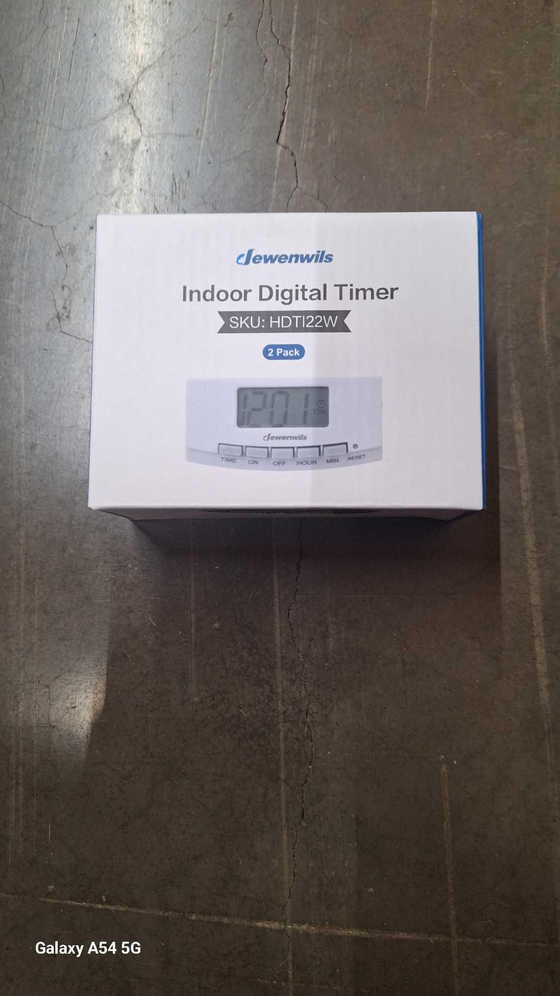 DEWENWILS Timer Outlet, 24 Hour Timers for Electrical Outlets, $15.99 MSRP