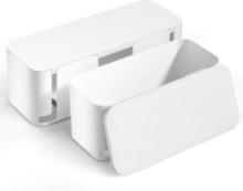 Cable Management Box, 2 Pack Cable Organizer Box - $28.99 MSRP