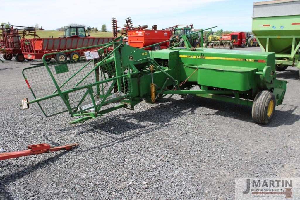 JD 328 small square baler