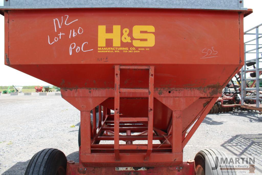 H&S 300bu gravity wagon