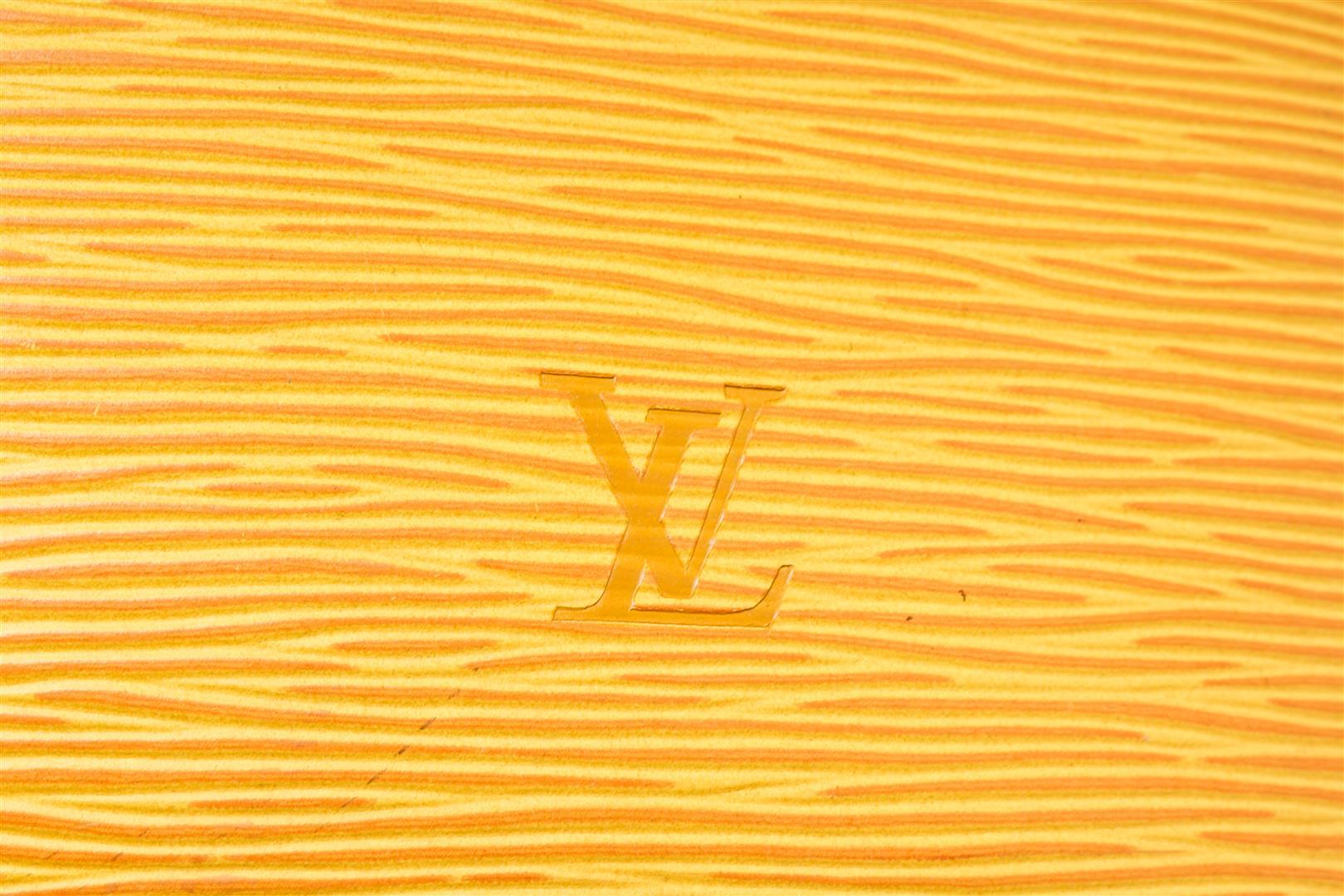 Louis Vuitton Yellow Epi Leather Lussac Shoulder Bag