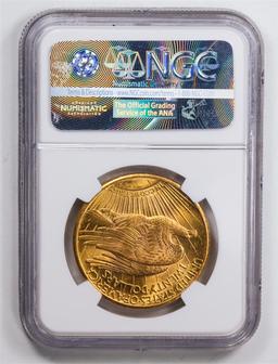 1927 $20 Double Eagle Gold Coin NGC MS63