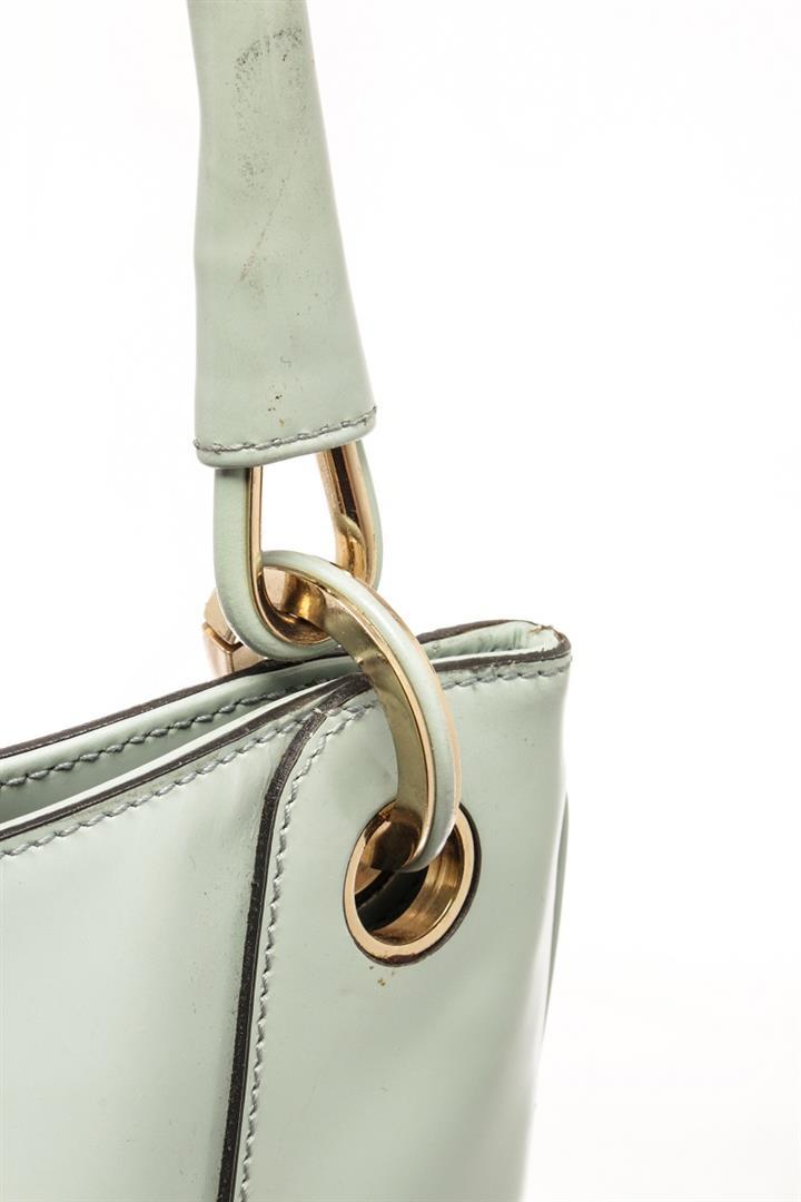 Gucci Blue Leather Lady Lock Shoulder Bag