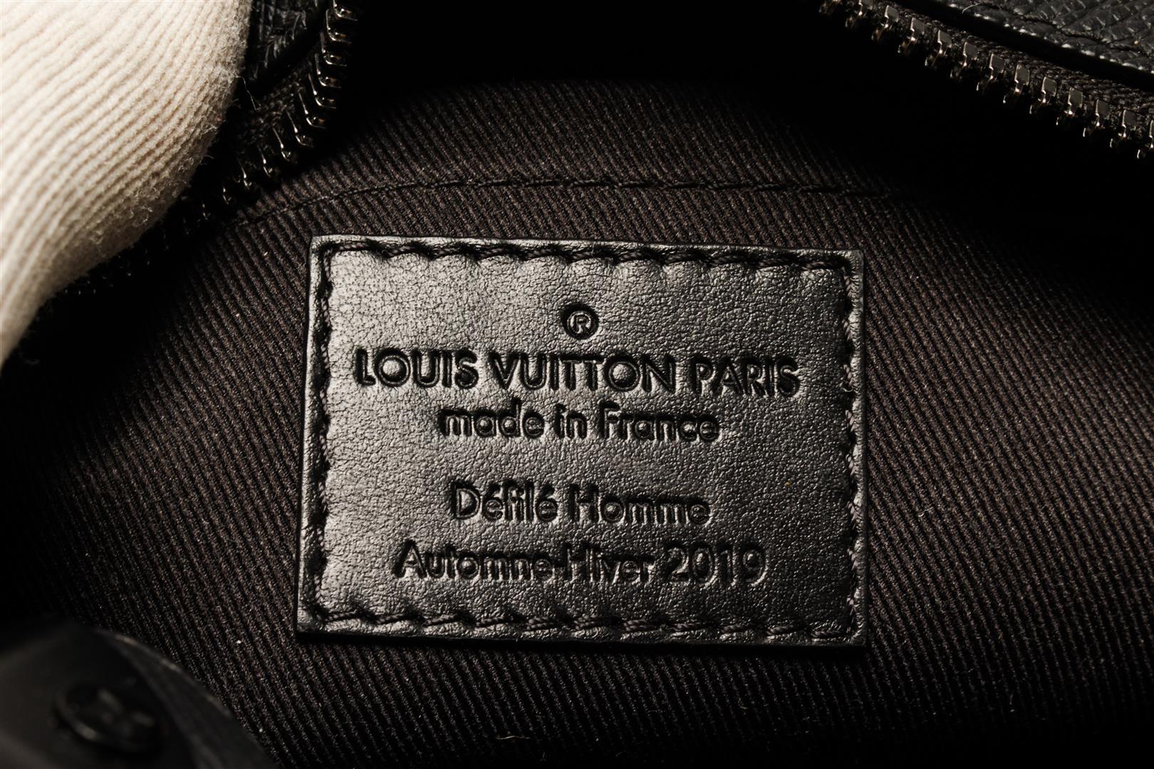 Louis Vuitton Mini Black Rainbow Taiga Leather Soft trunk Shoulder Bag