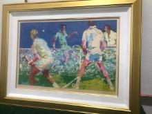 Tennis Match by LeRoy Neiman (1921-2012)