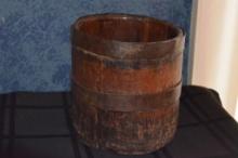 8 in. tall x 8 in. dia. wooden pail