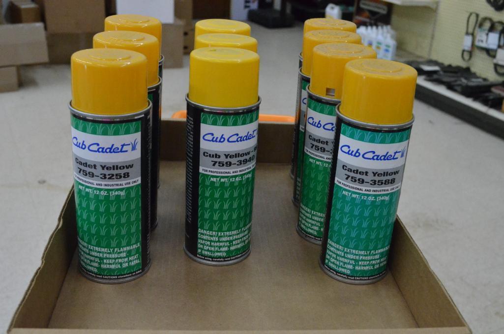 (10) Cans of Cub Cadet Spray Paint