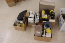 large quantity of lawn mower parts