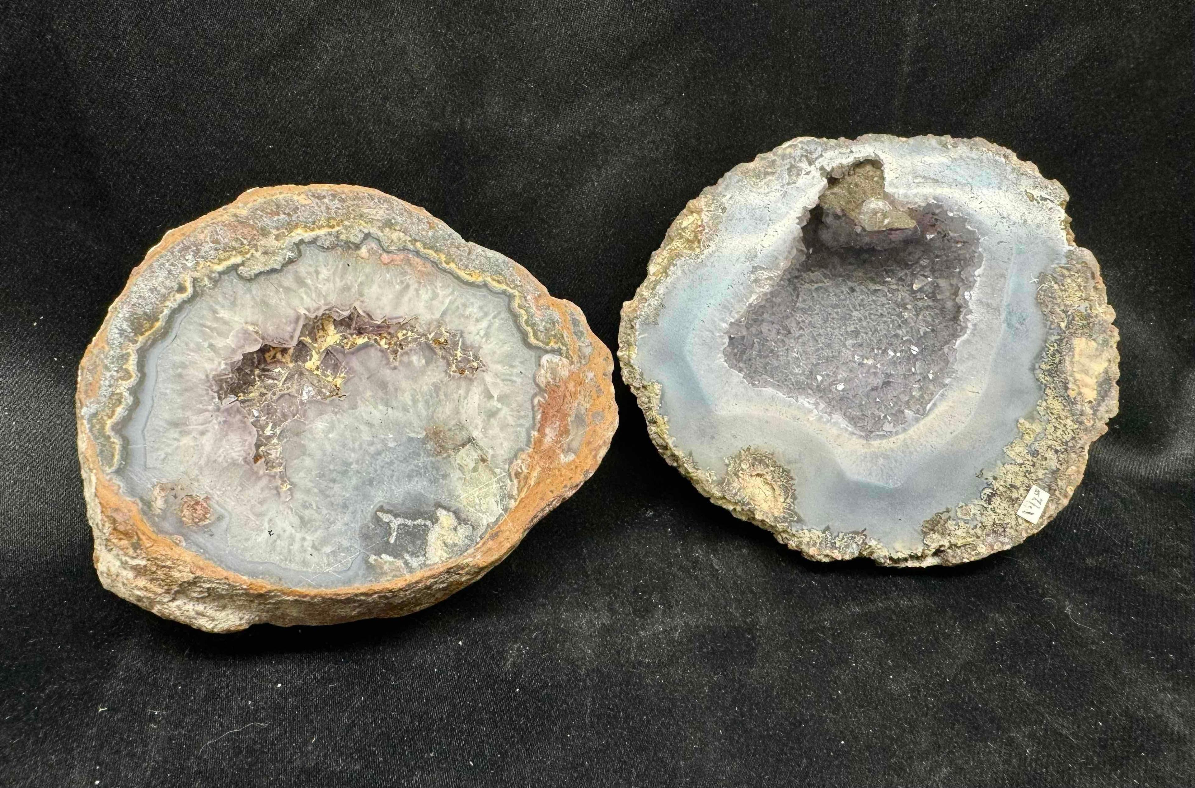 Pair of Large Geodes 3lb 4oz