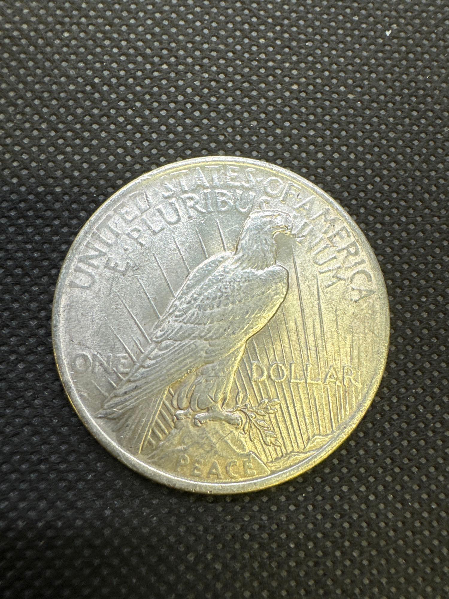 2x Silver Peace Dollars 90% Silver Coins 1.88Oz