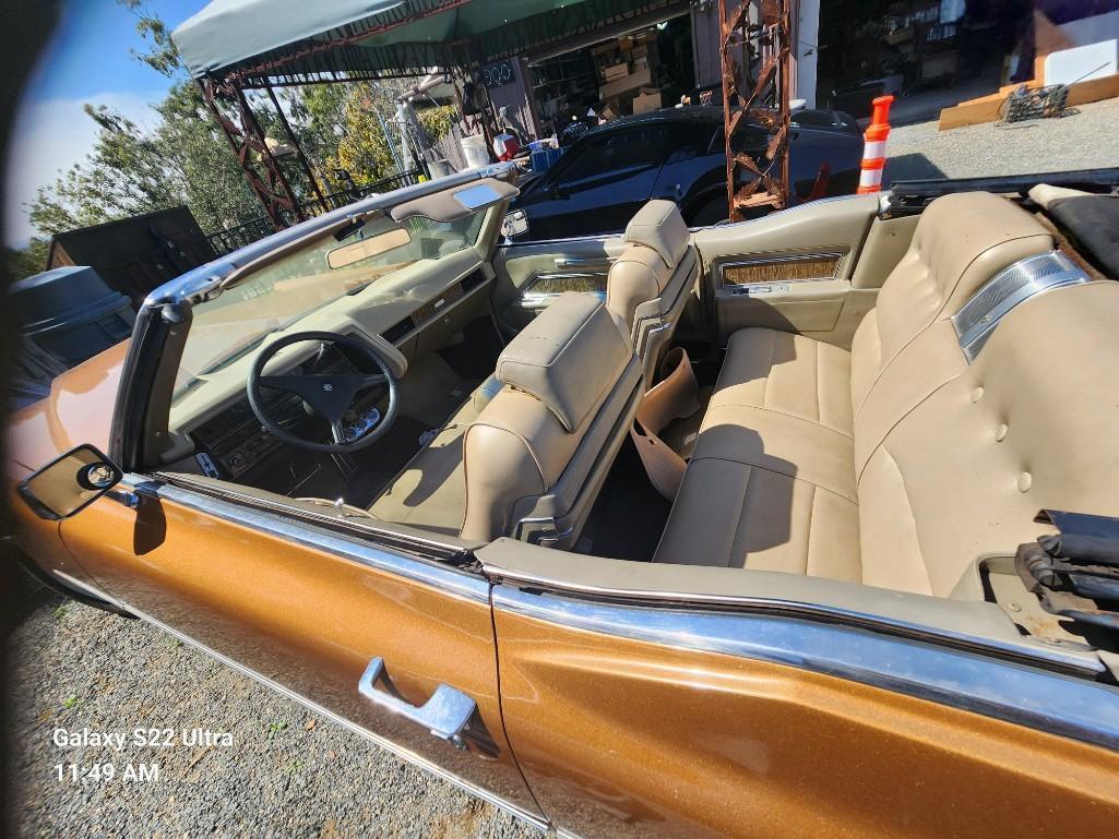 Running 1970 Cadillac Deville Convertible Signed Title