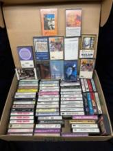 Approximately 75 Vintage Cassette Tapes Willie Nelson, Frank Sinatra more