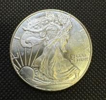 Walking Liberty 1 Troy Oz 999 Fine Silver Bullion Coin