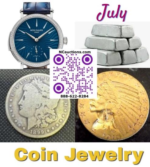 2024 July Fine Coin Jewelry Estate Sale Auction