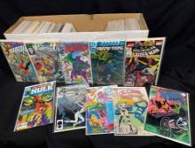 Long Box of Approximately 200 Comics. X-Men, Spider-Man, Batman , Swamp Thing more