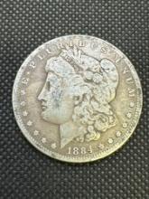 1884-S Morgen Silver Dollar 90% Silver Coin