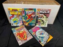 Long Box over 250 Comics Incredible Hulk Human Torch Marvel