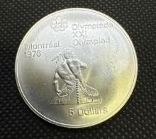 Montreal 1976 Olympiade Silver Coin 24.23 Grams