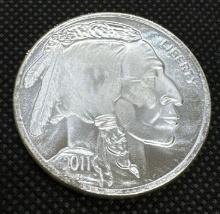 2011 Buffalo Indian Head 1 Troy Oz .999 Fine Silver Bullion Coin