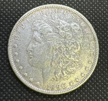 1896 Morgan Silver Dollar 90% Silver Coin 26.74 Grams