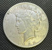 1922 Silver Peace Dollar 90% Silver Coin