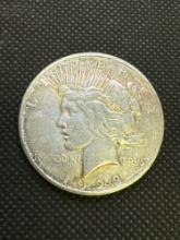 1923-S Silver Peace Dollar 90% Silver Coin 26.79 Grams