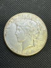 1923-S Silver Peace Dollar 90% Silver Coin 26.75 Grams