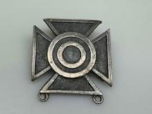 Sterling Silver Iron Cross Pin Medal