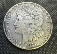 1921-D Morgan Silver Dollar 90% Silver Coin 26.53 Grams
